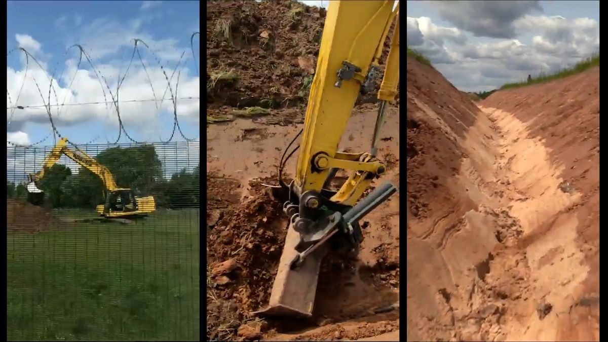 Estonsko začalo na hranicích s Ruskem stavět protitankové zákopy